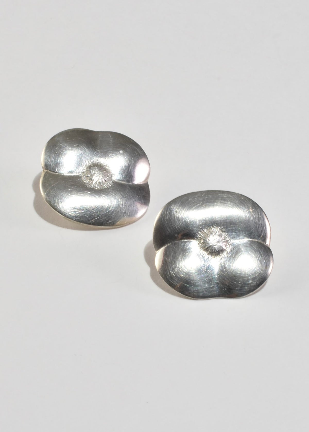 Pansy Flower Earrings