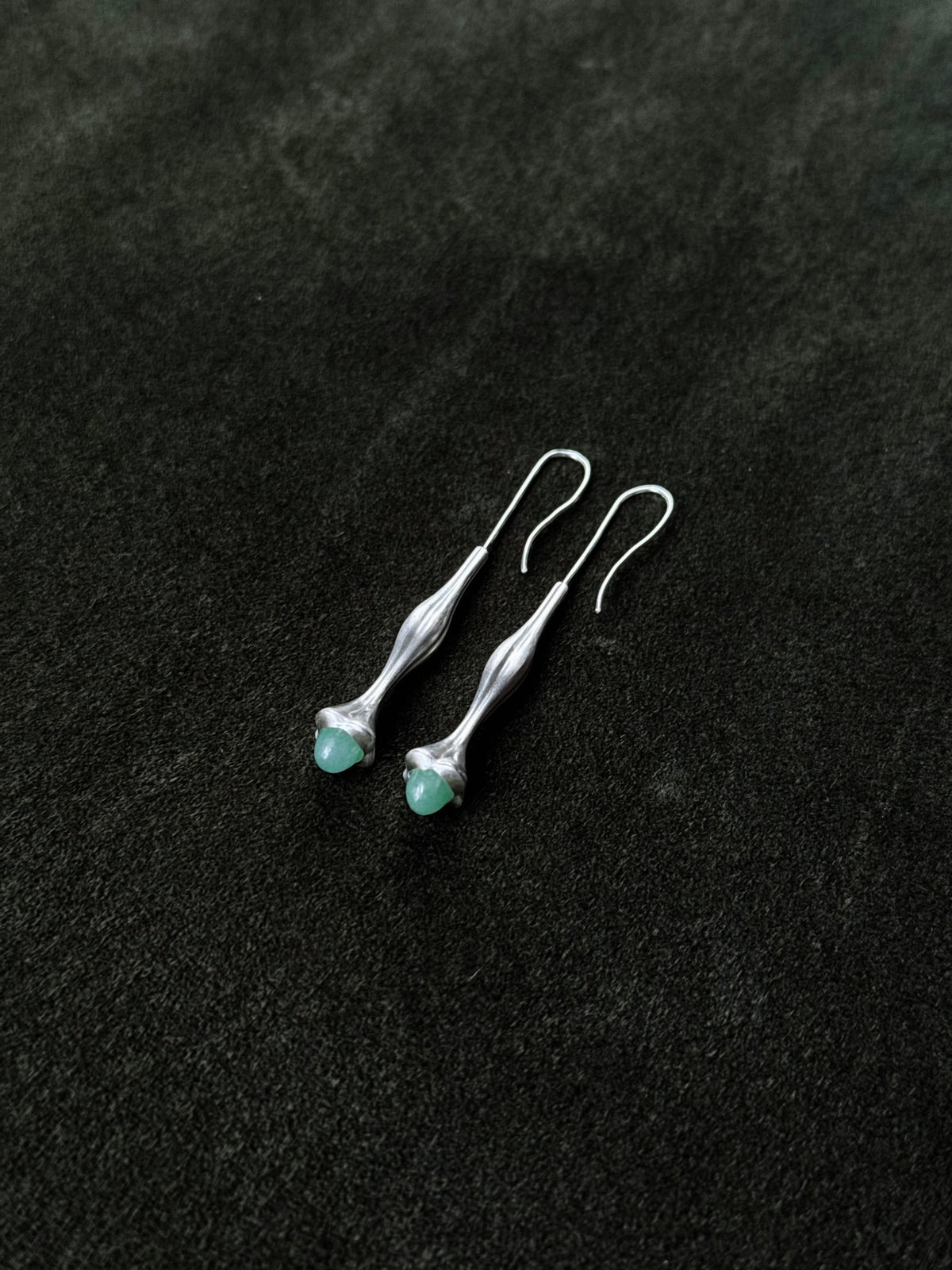Jade Bouquet Earrings