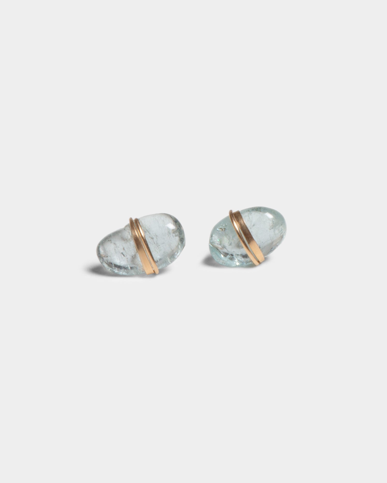 Aquamarine Studs