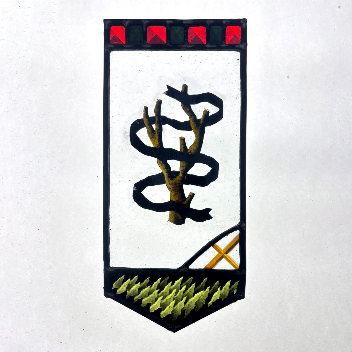 Zachary White - Escutcheon 3 - Stained Glass