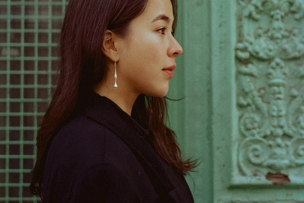 Jade Bouquet Earrings