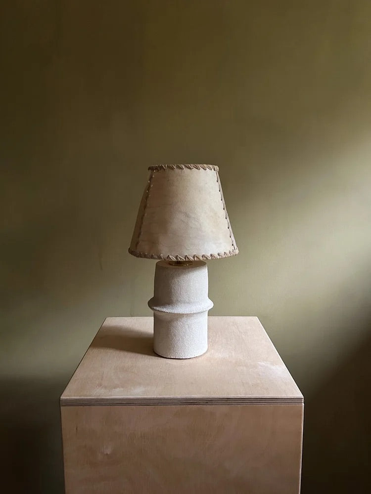 Mini Ridge Lamp - Bone