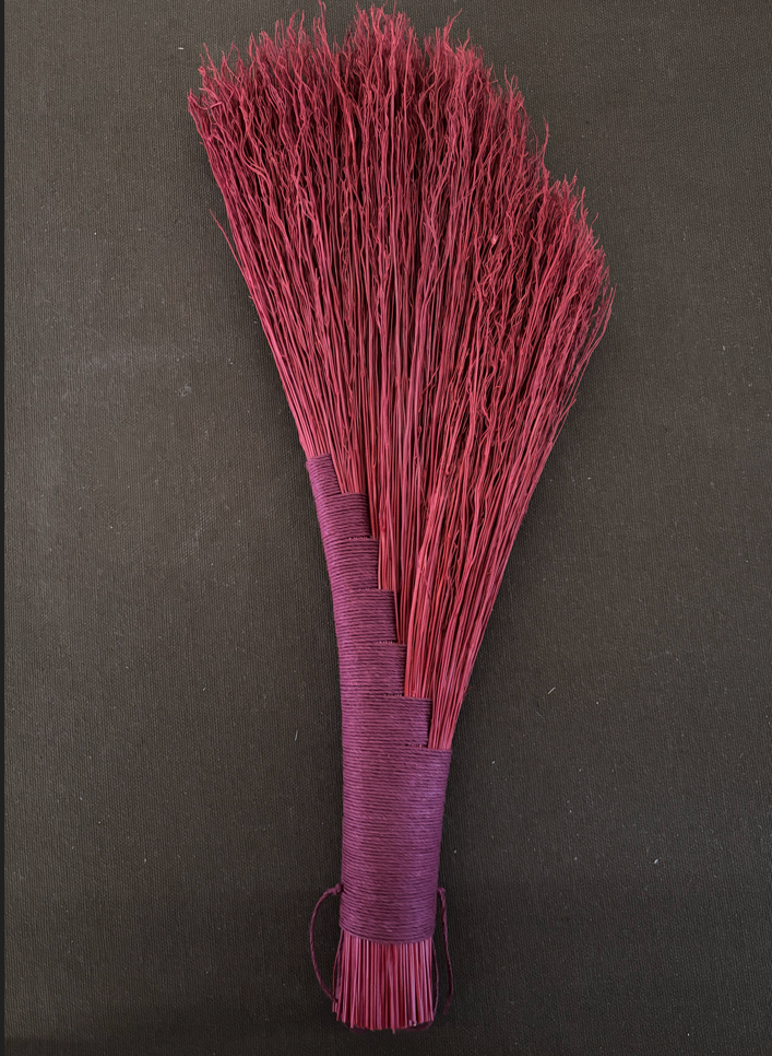 red corn straw, hemp