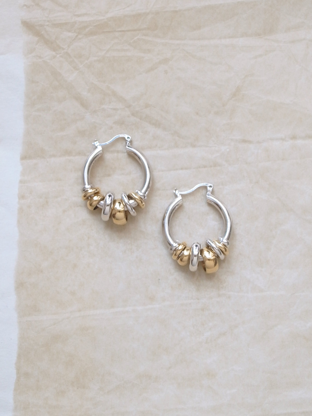 Two Tone Radda Earrings