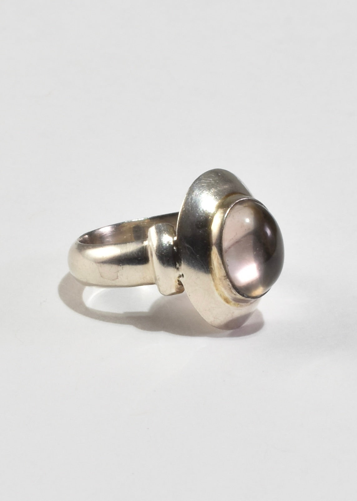 Oval Crystal Ring
