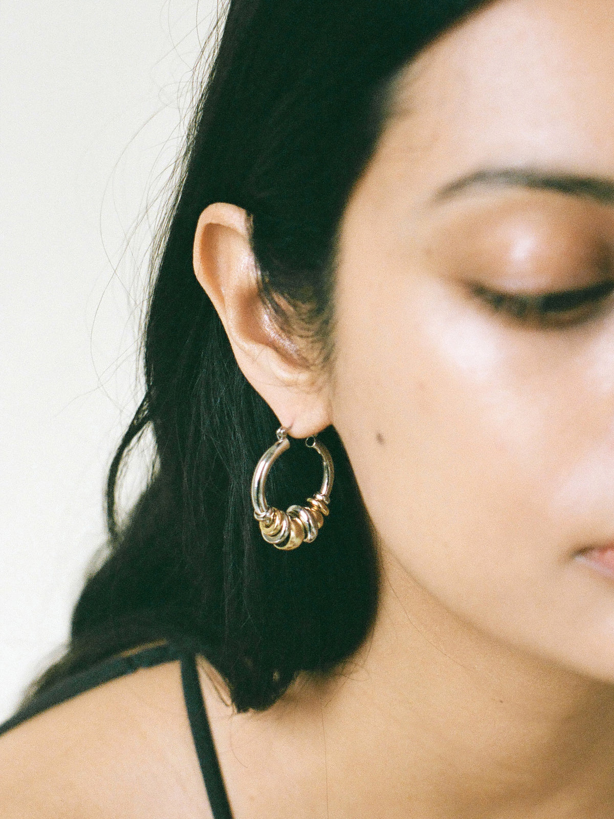 Two Tone Radda Earrings