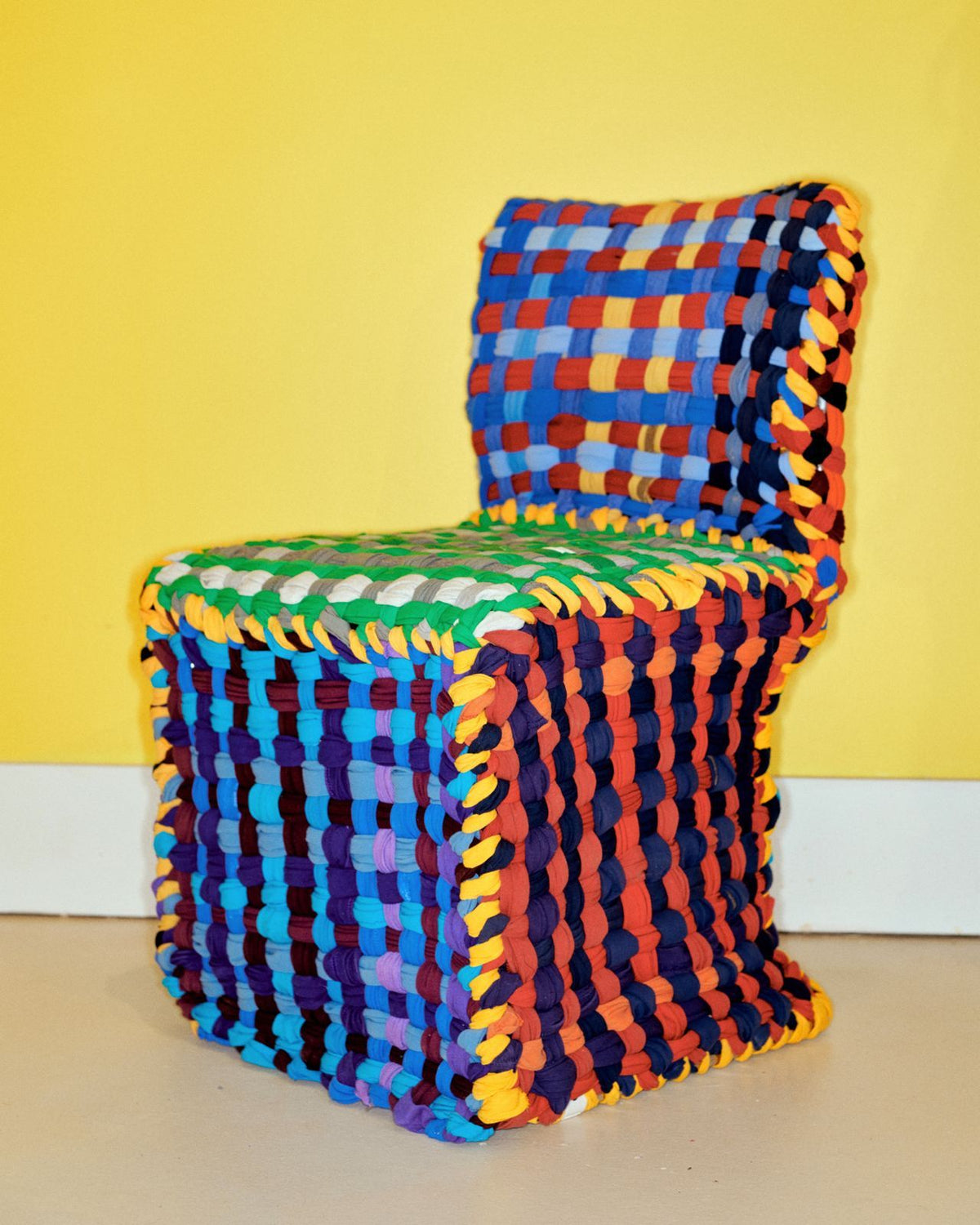 Woven Deadstock Chair