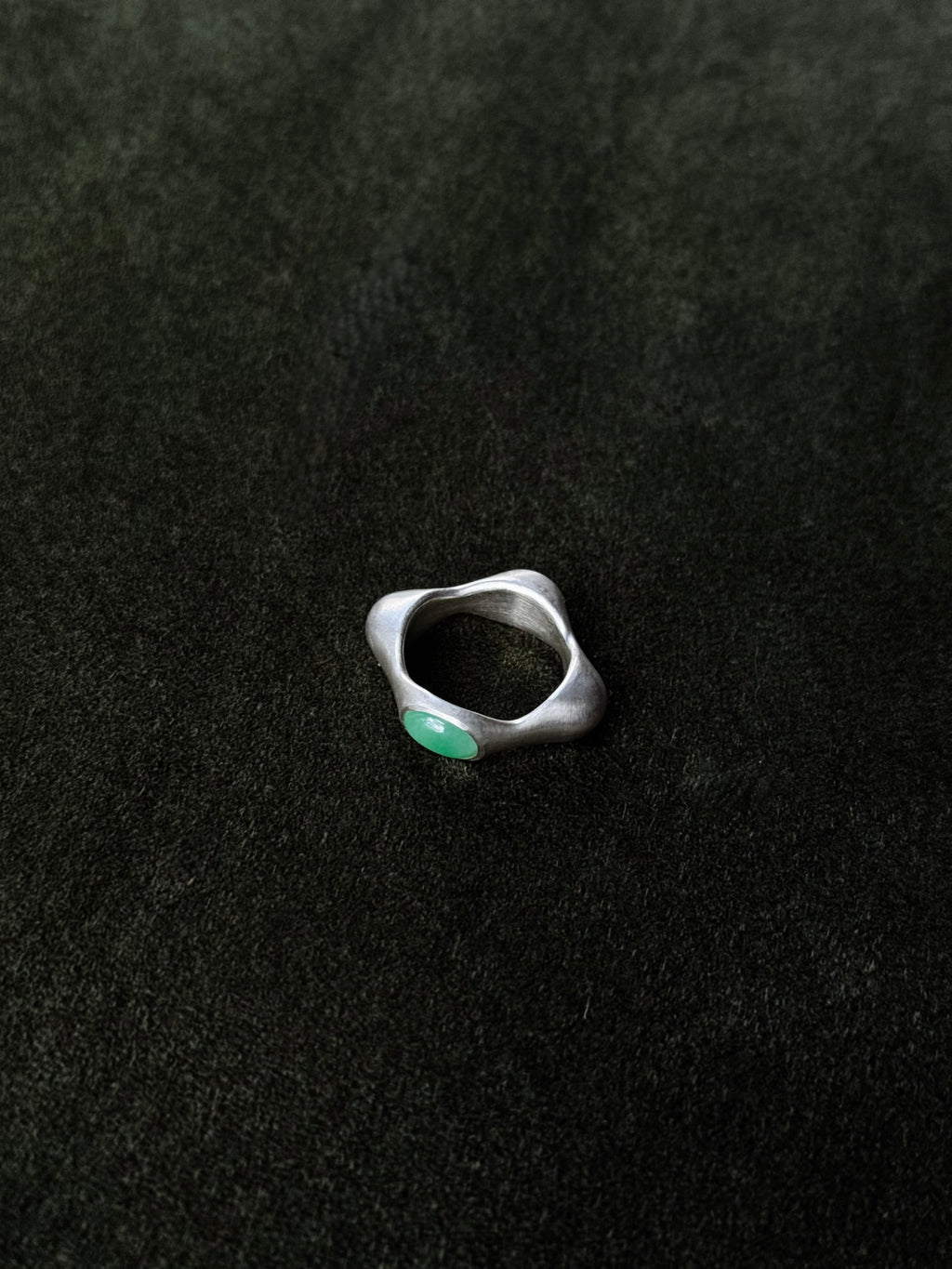 Jade Star Ring