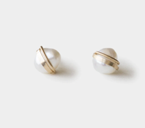 Grande Baroque Pearl Studs