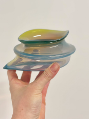 Deflated Bowl (sm) - Grass