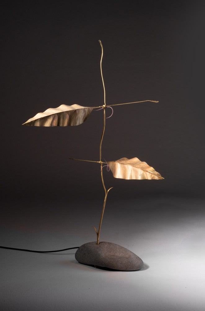 Double Leaf Touchstone (Brass)