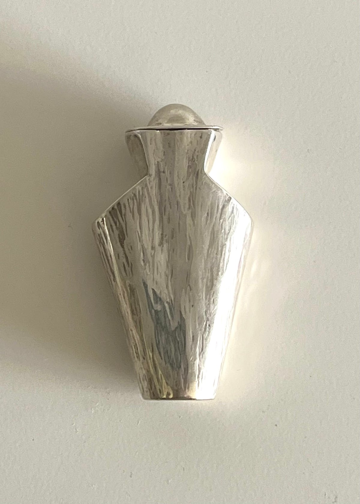 Textured Sterling Snuff Bottle