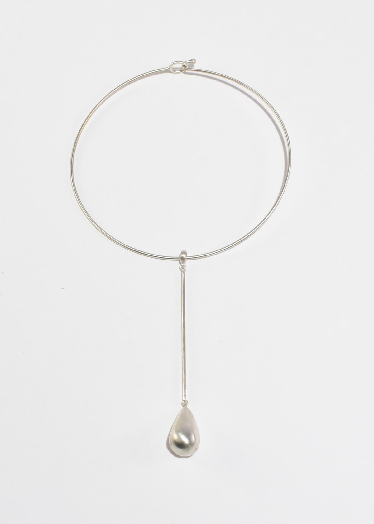 Quartz Teardrop Collar Necklace