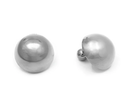 Flat Bead Earring - SS