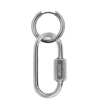 Hex Carabiner Hoop - SS