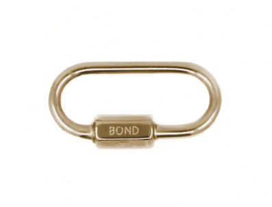 Hex Carabiner Lock - PVD Gold