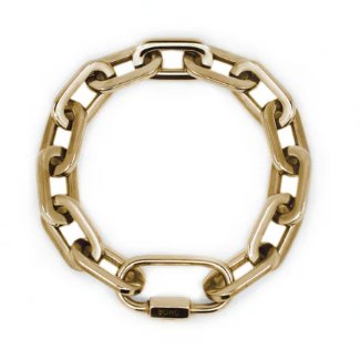 Hex Chain Bracelet - PVD Gold