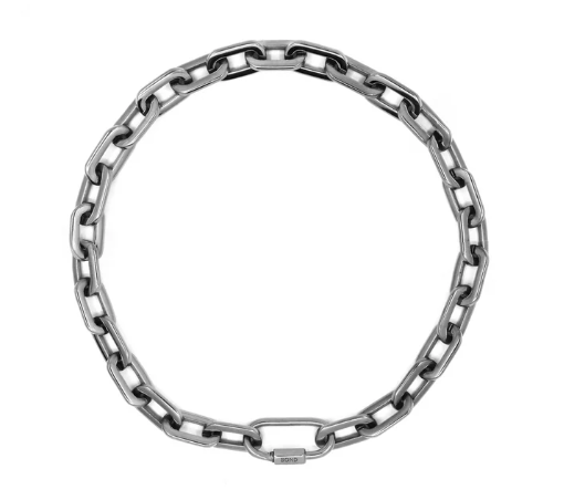 Hex Chain Necklace - 18" - SS