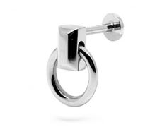 Hitch Flatback Stud Earring - SS