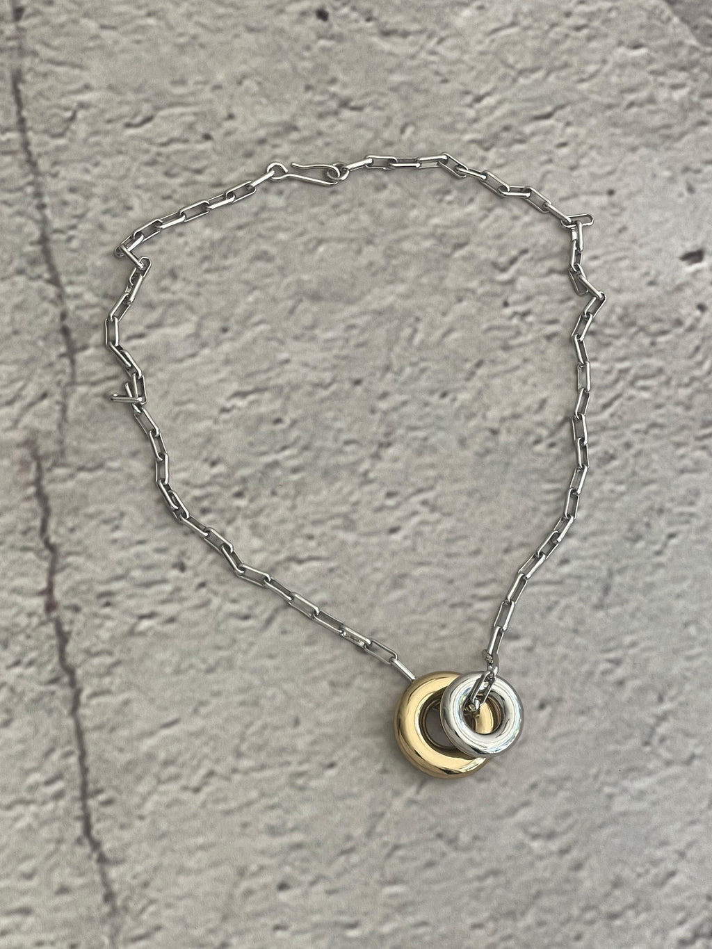 Two Tone Moneta Necklace