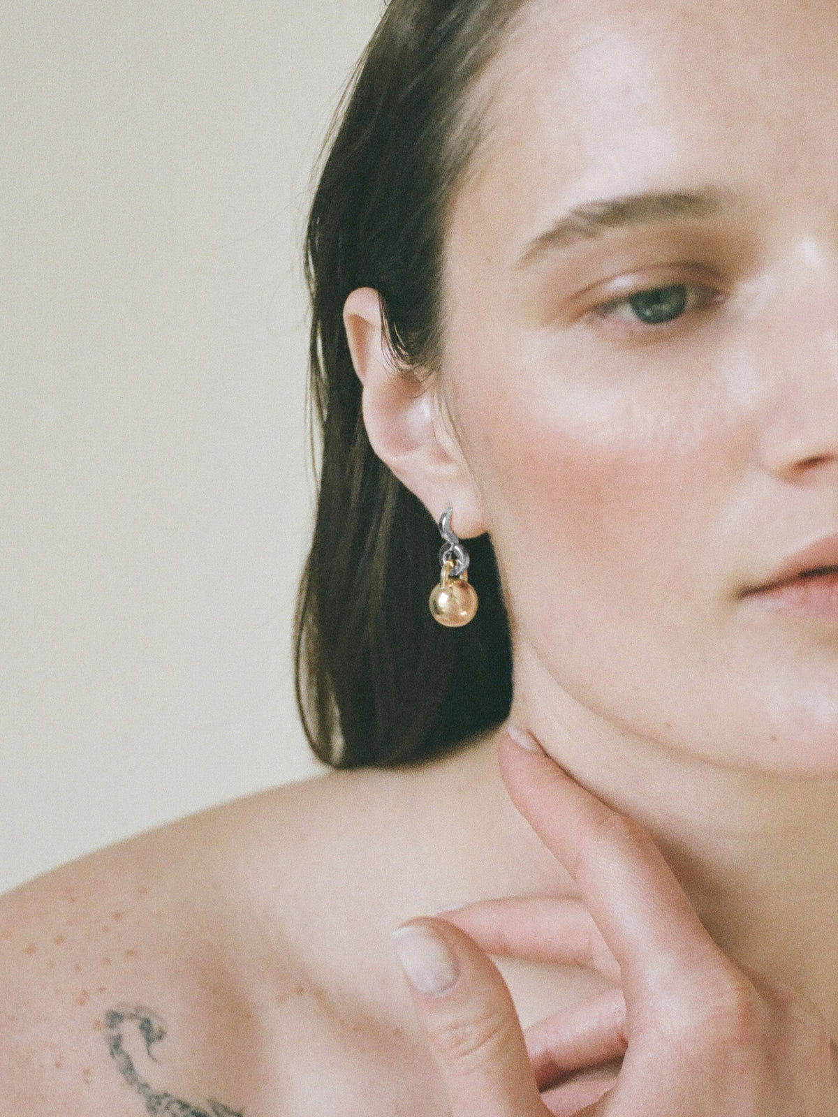 Two Tone Gioca Earrings