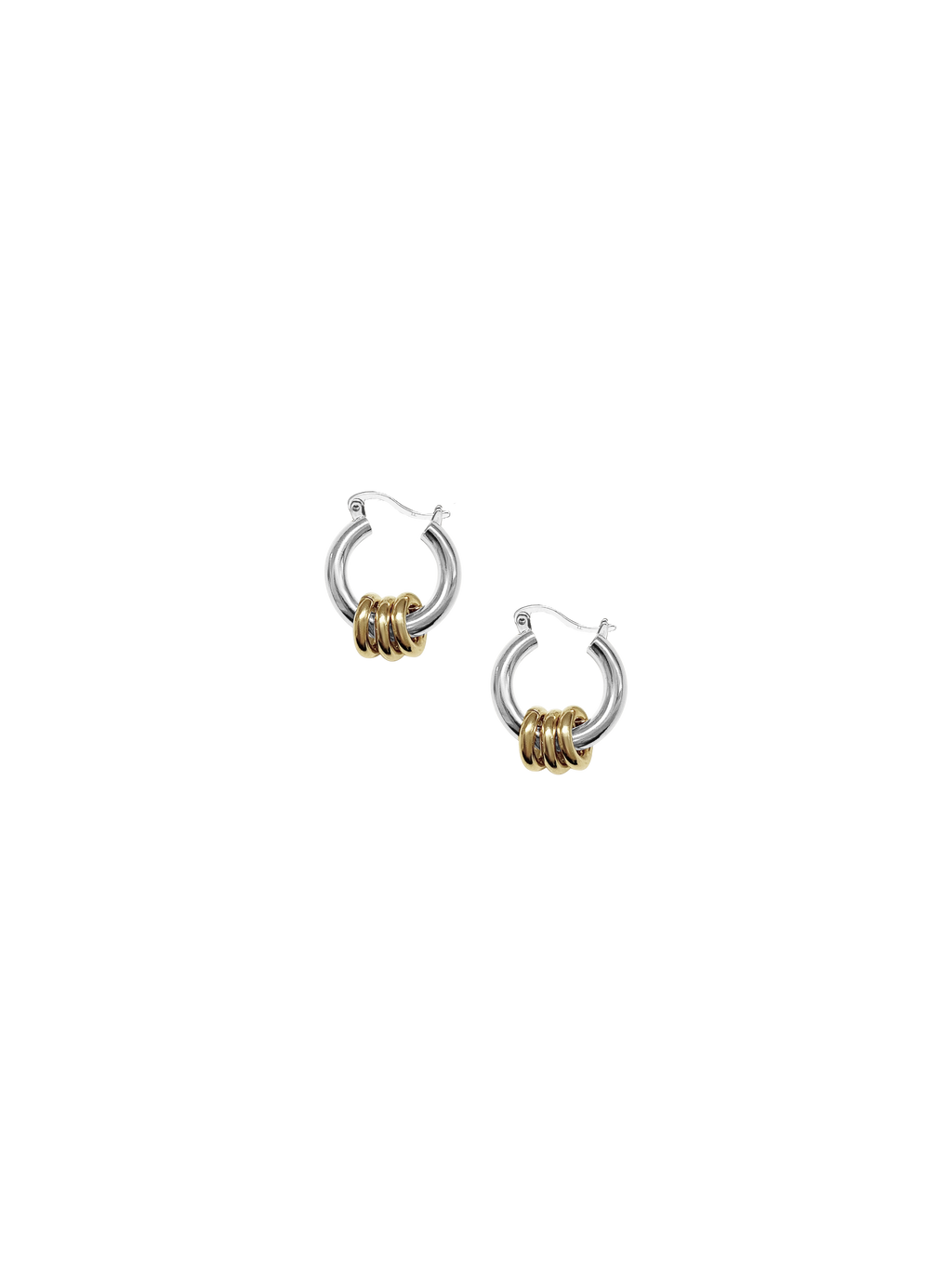 Two Tone Fillia Earrings