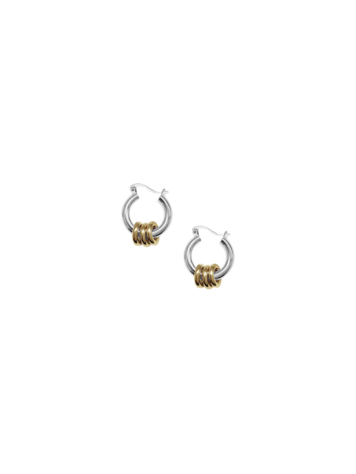 Two Tone Fillia Earrings