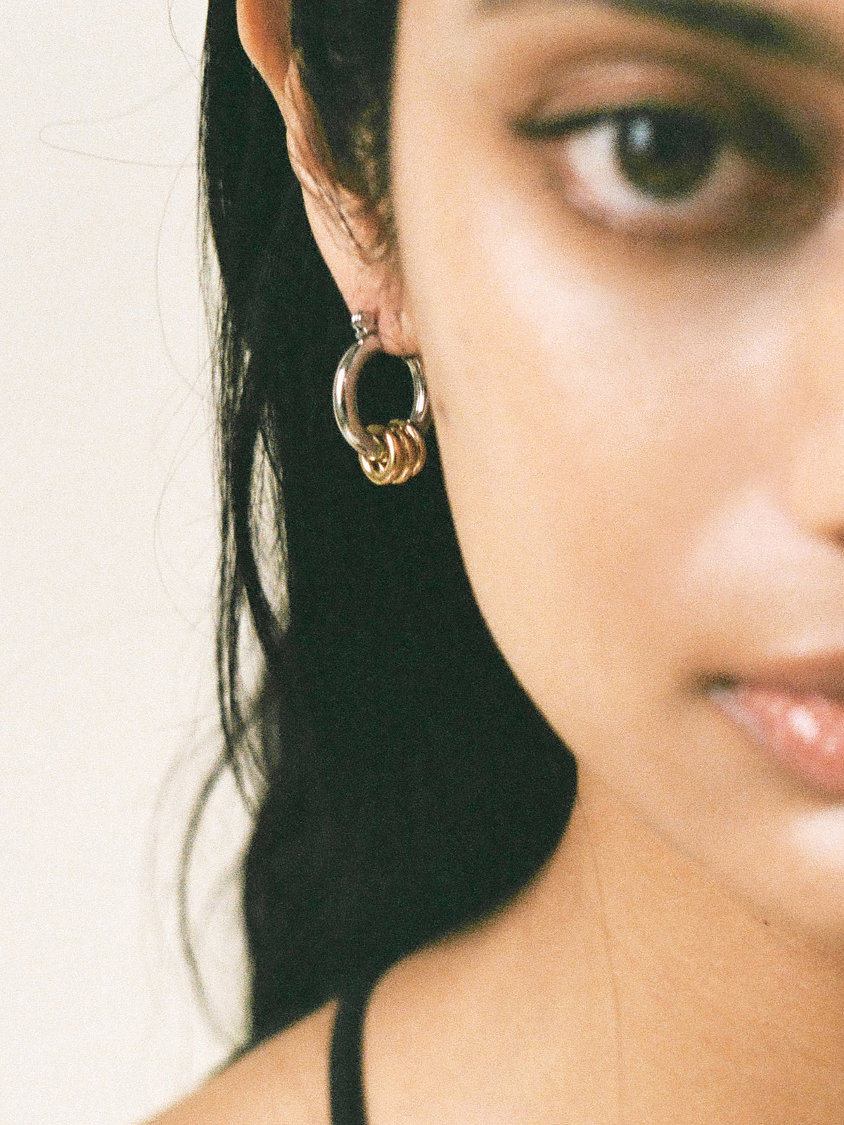 Two Tone Fillia Earrings