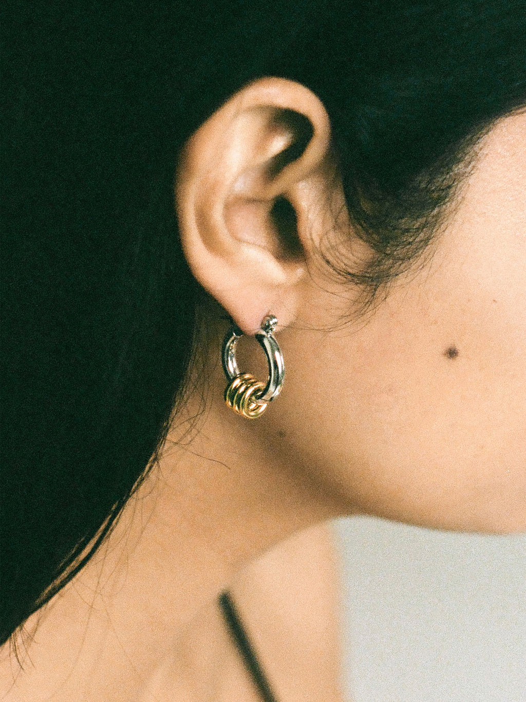 Two Tone Fillia Earrings