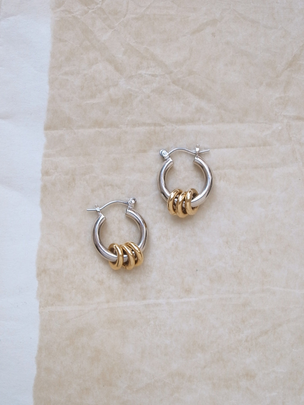 Two Tone Fillia Earrings