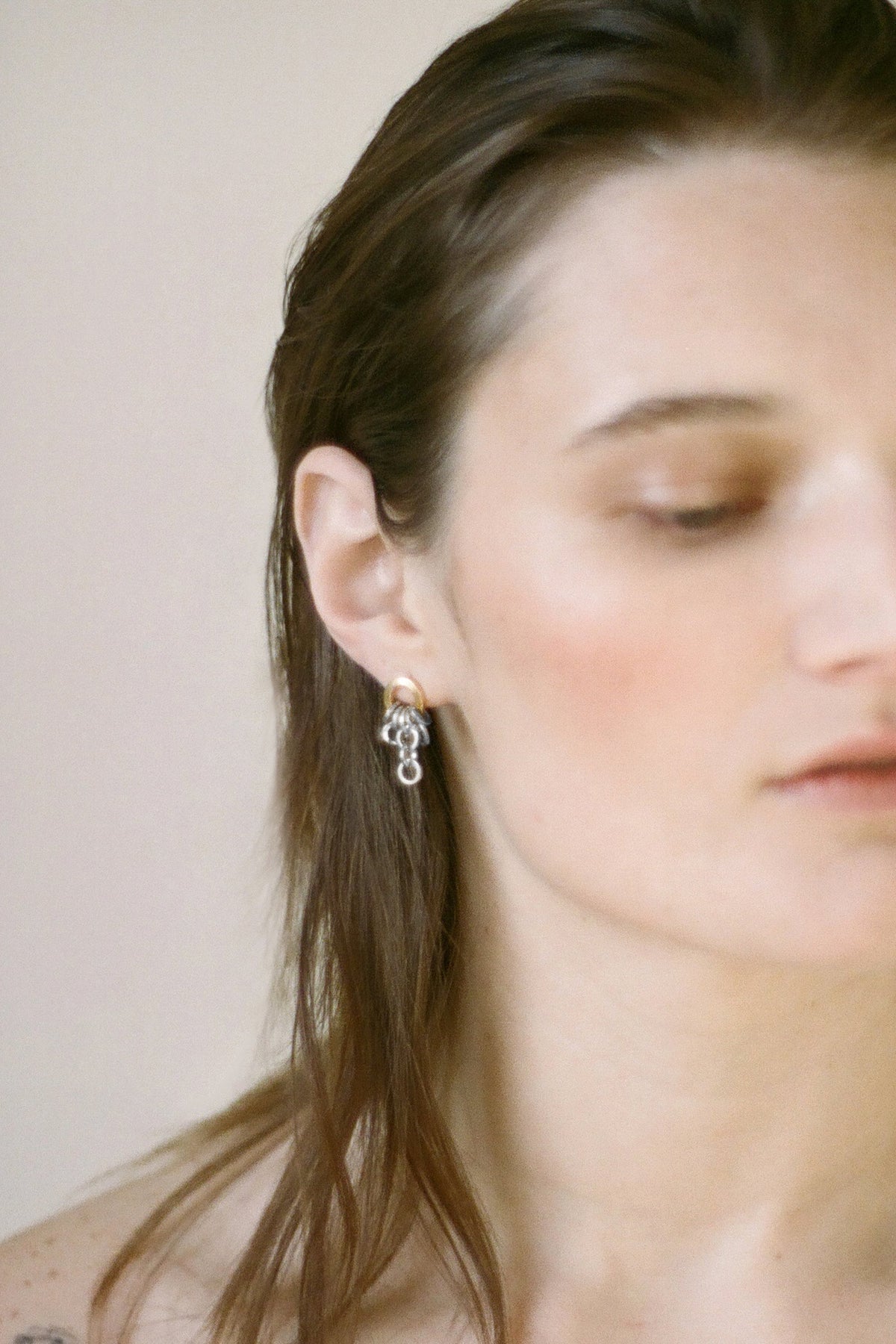 Two Tone Colonna Earrings