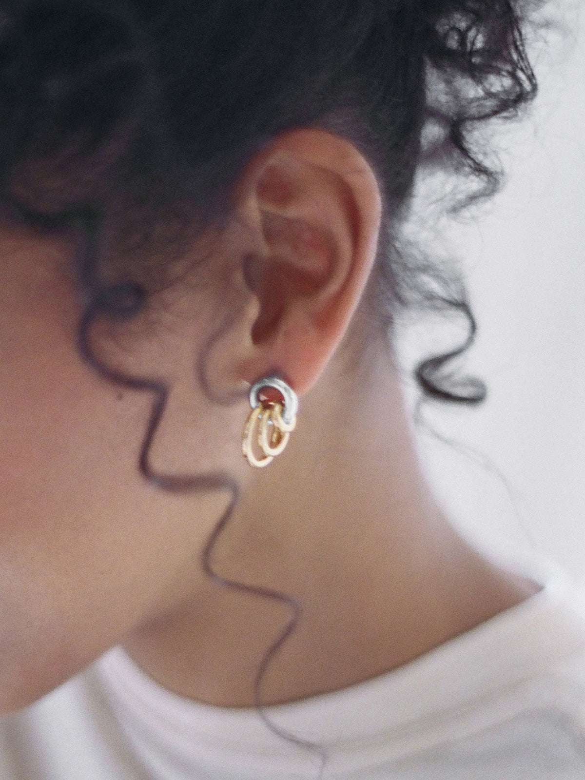 Two Tone Aria Earrings