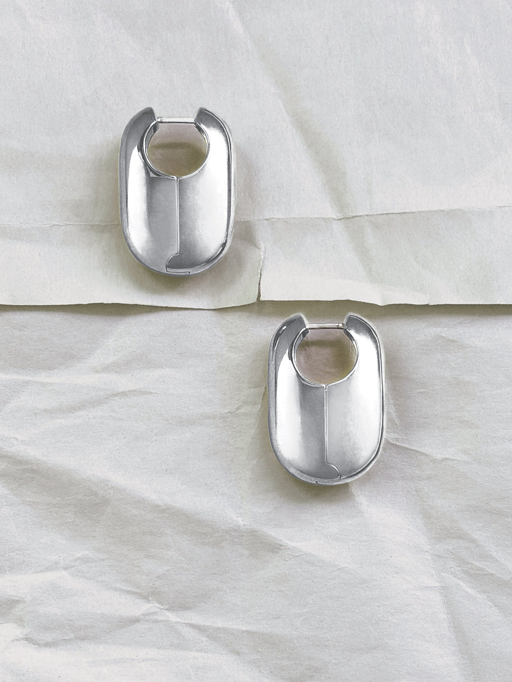 Silver Vola Earrings