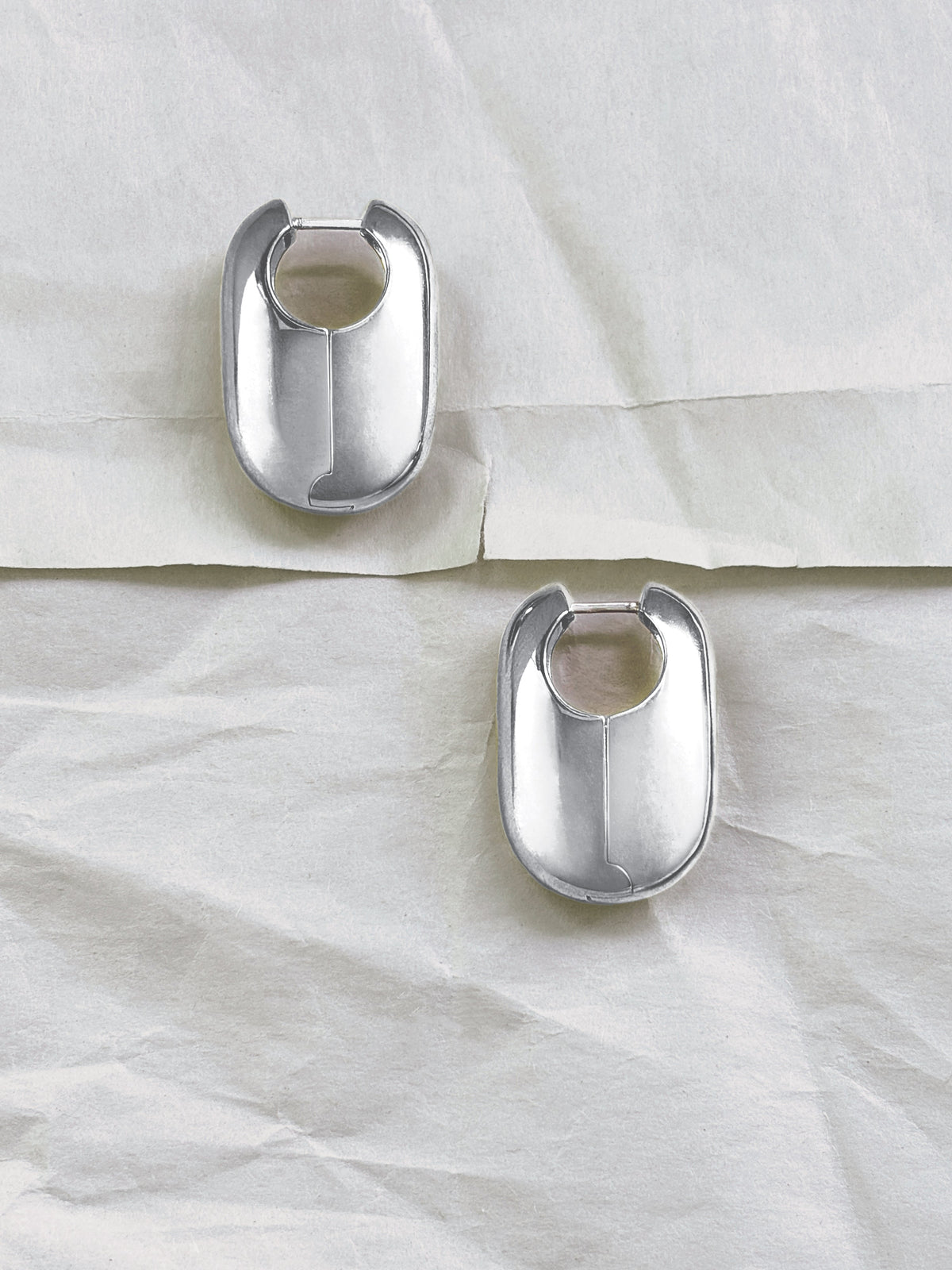Silver Vola Earrings