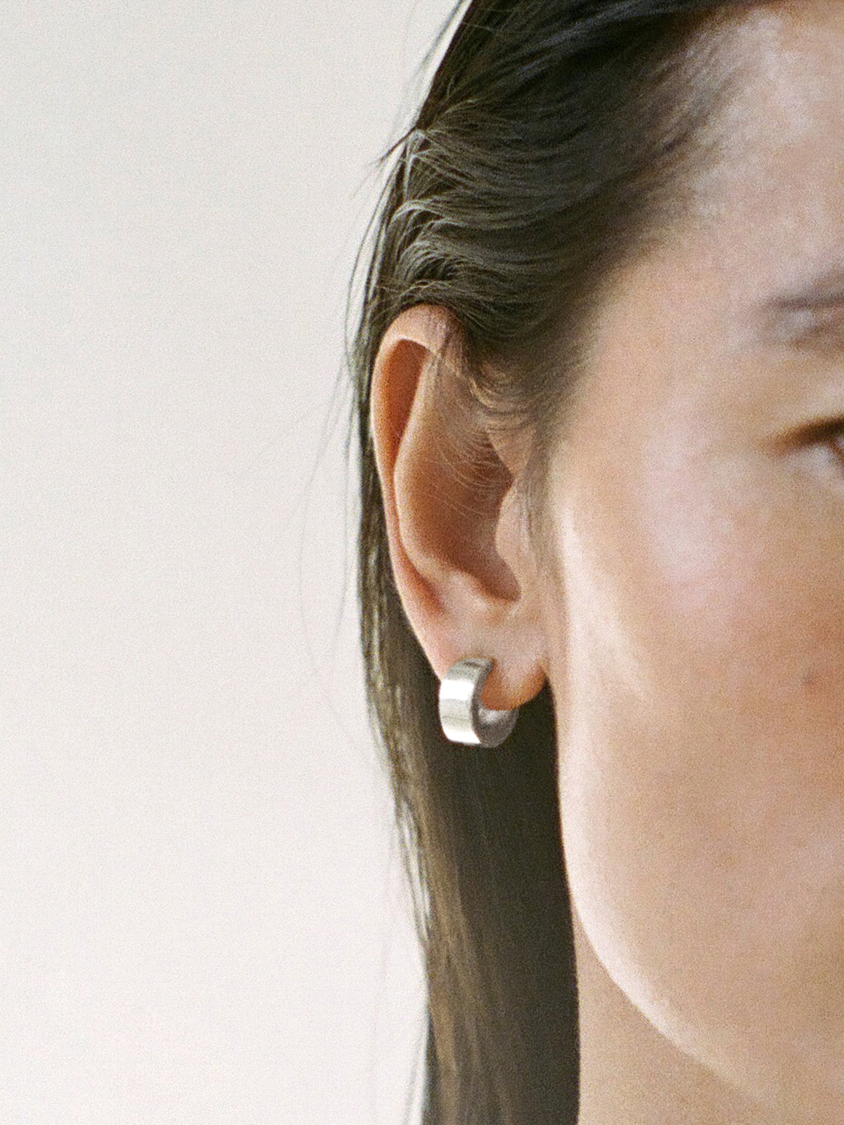Silver Forza Hoops