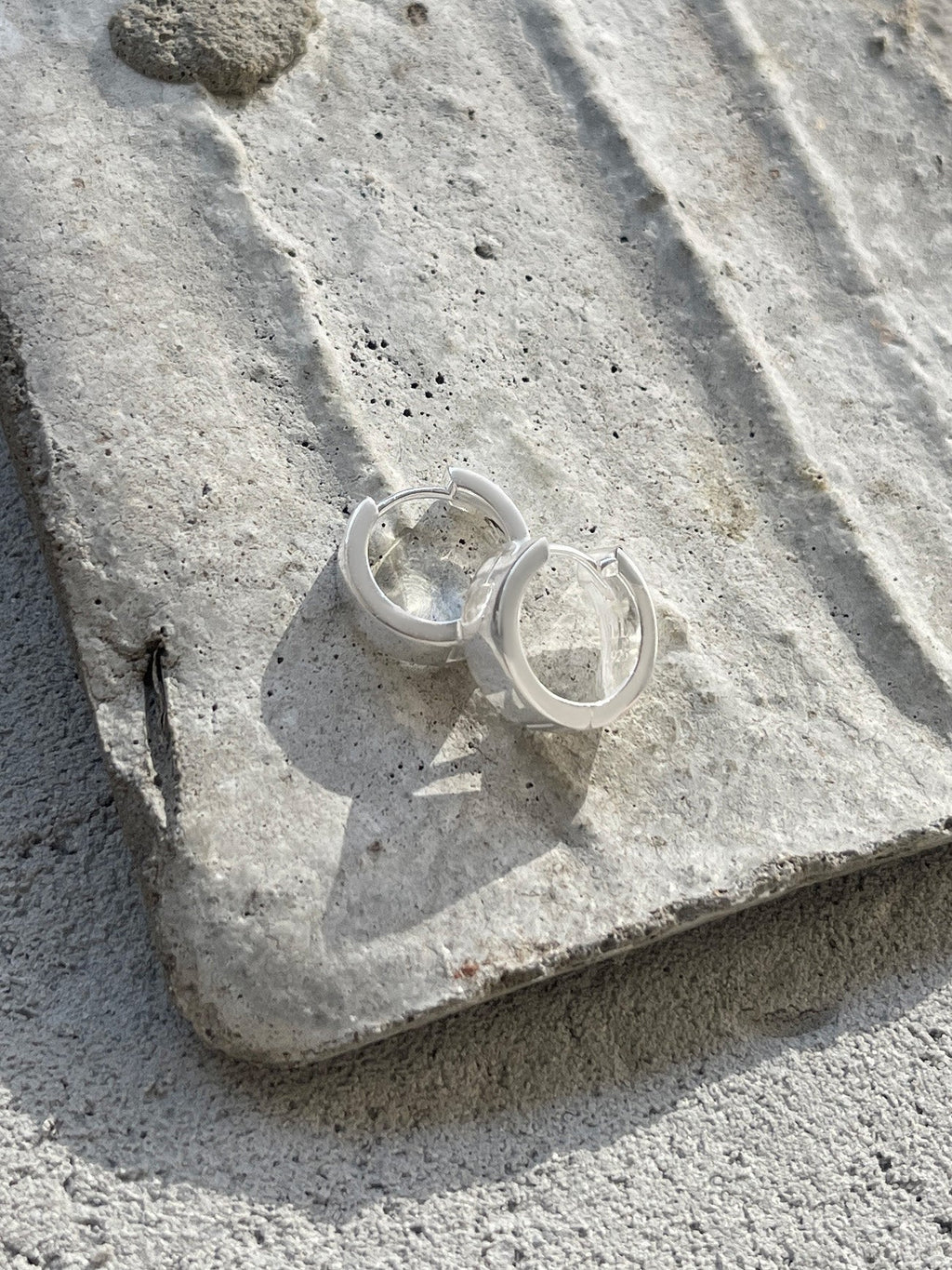 Silver Forza Hoops