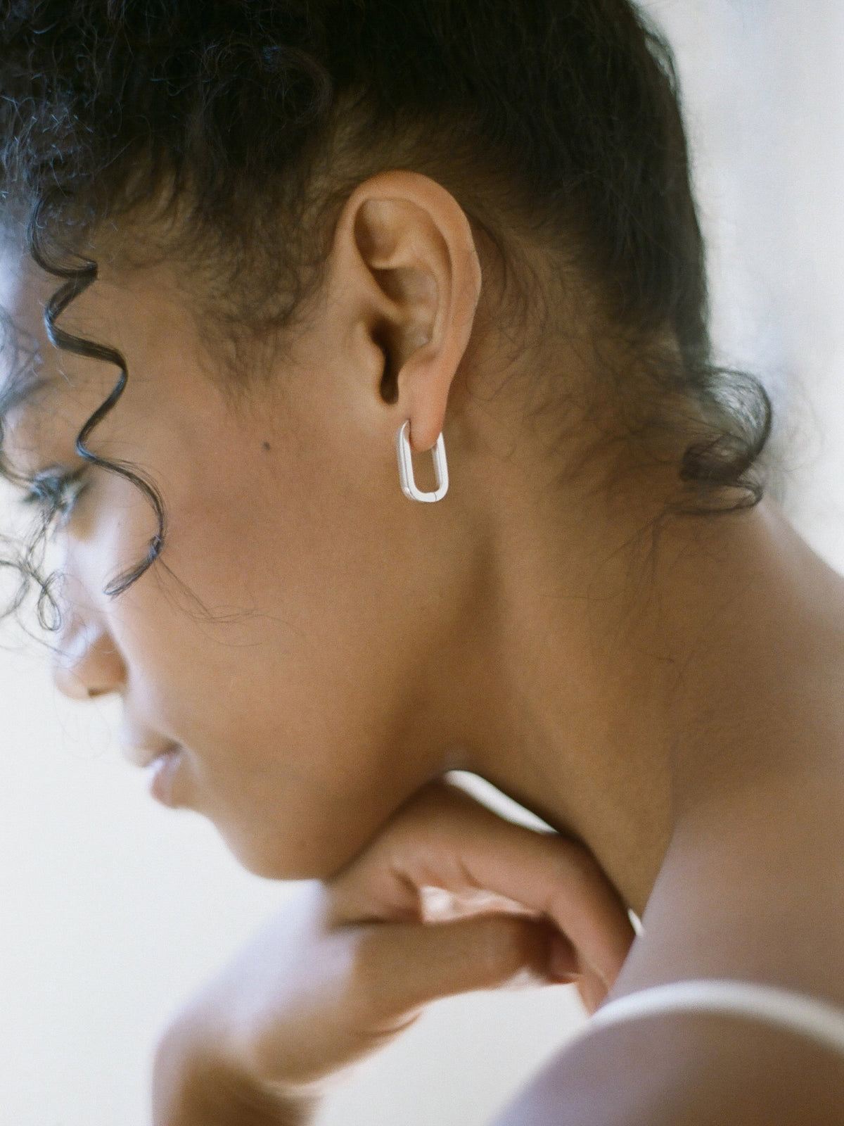 Silver Fissa Hoops