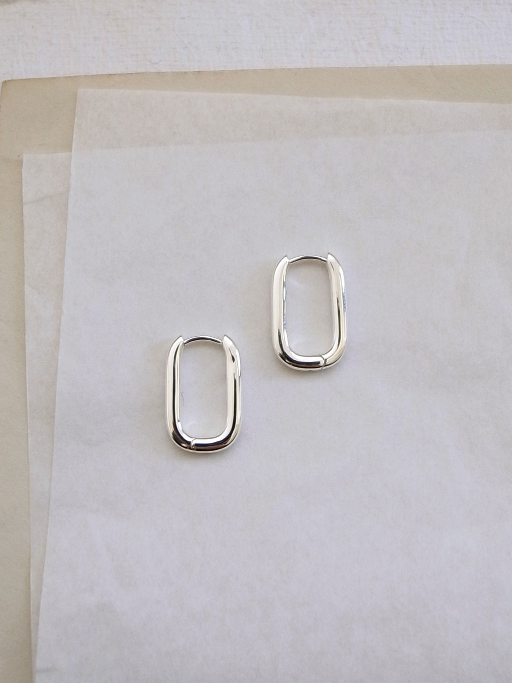 Silver Fissa Hoops