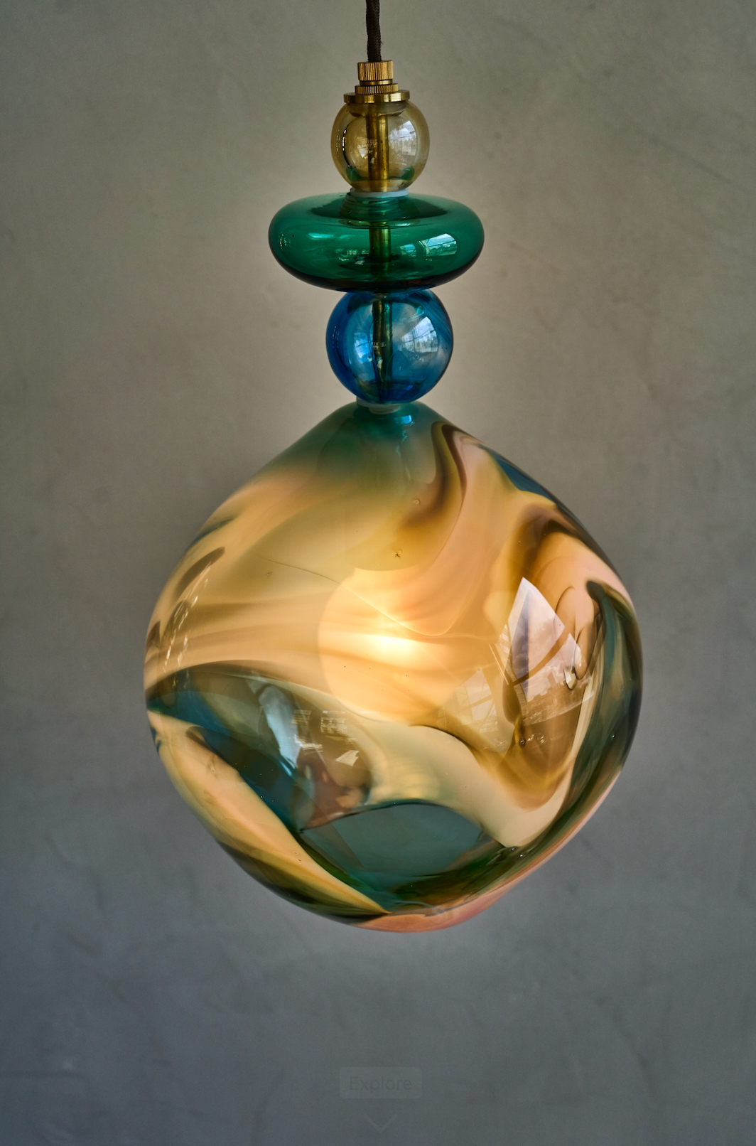 Pendant Light in Nebula