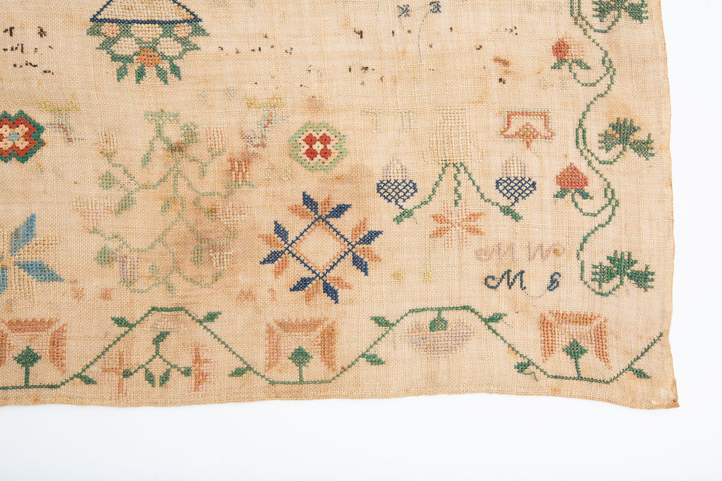 Antique Needlework Sampler