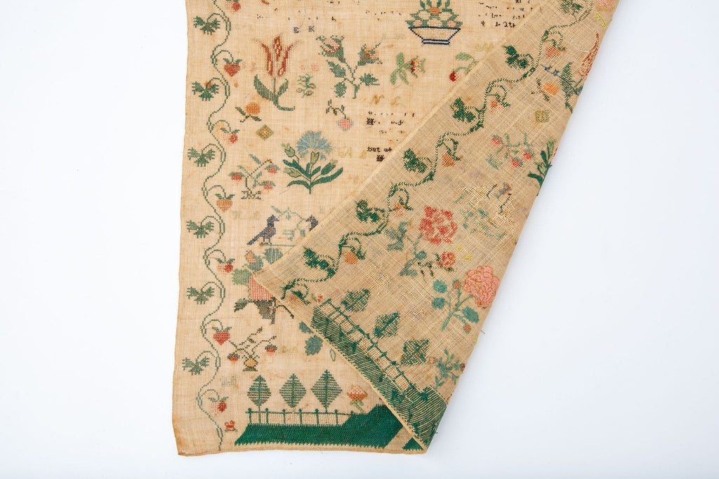 Antique Needlework Sampler