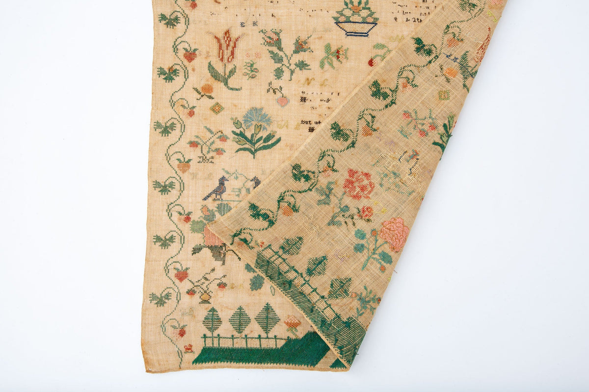 Antique Needlework Sampler