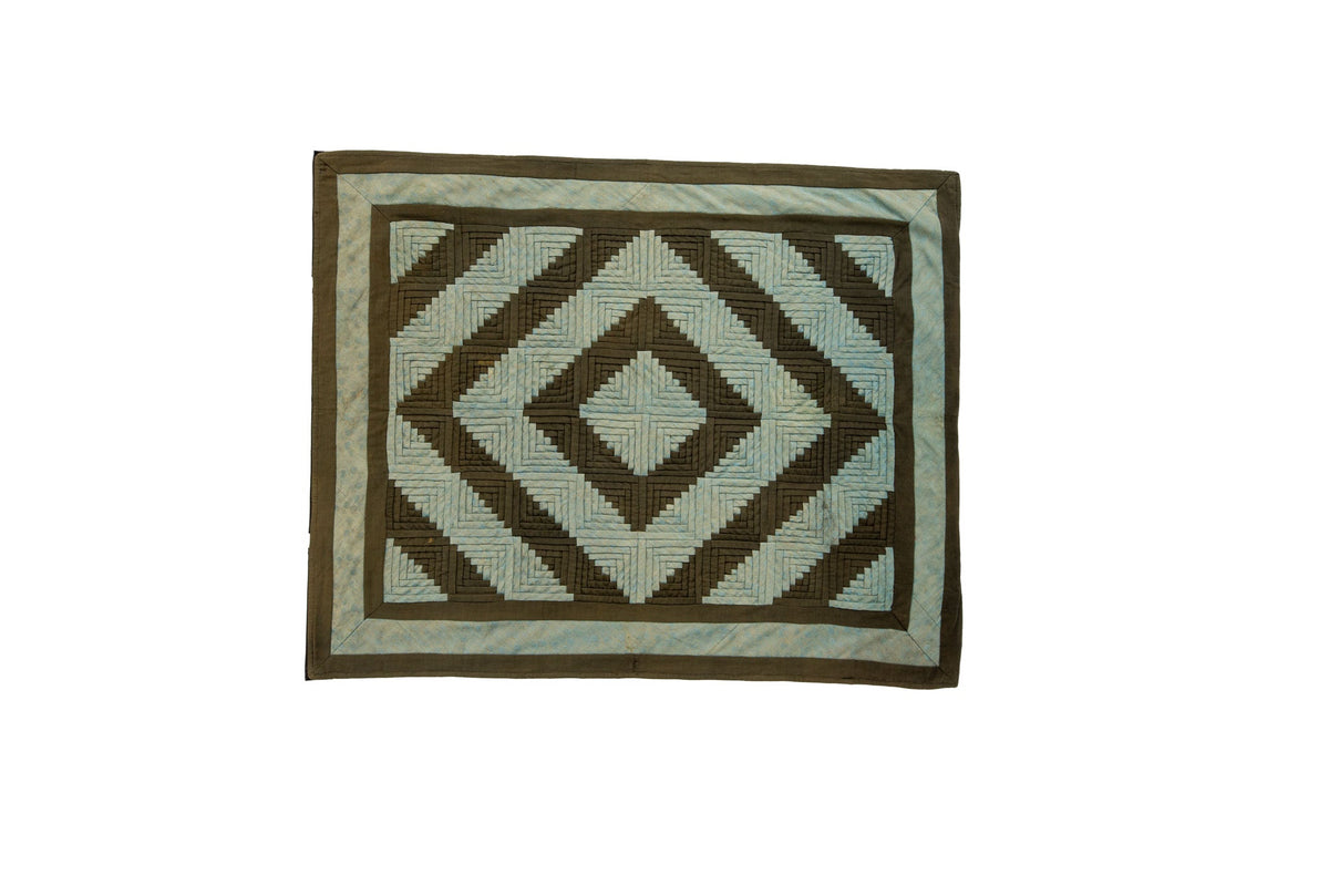 Antique Log Cabin Crib Quilt
