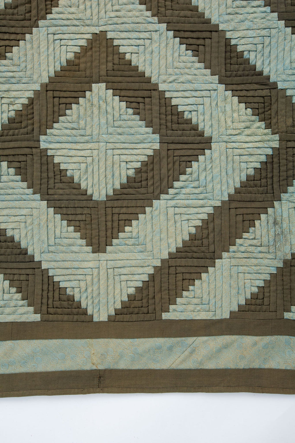 Antique Log Cabin Crib Quilt