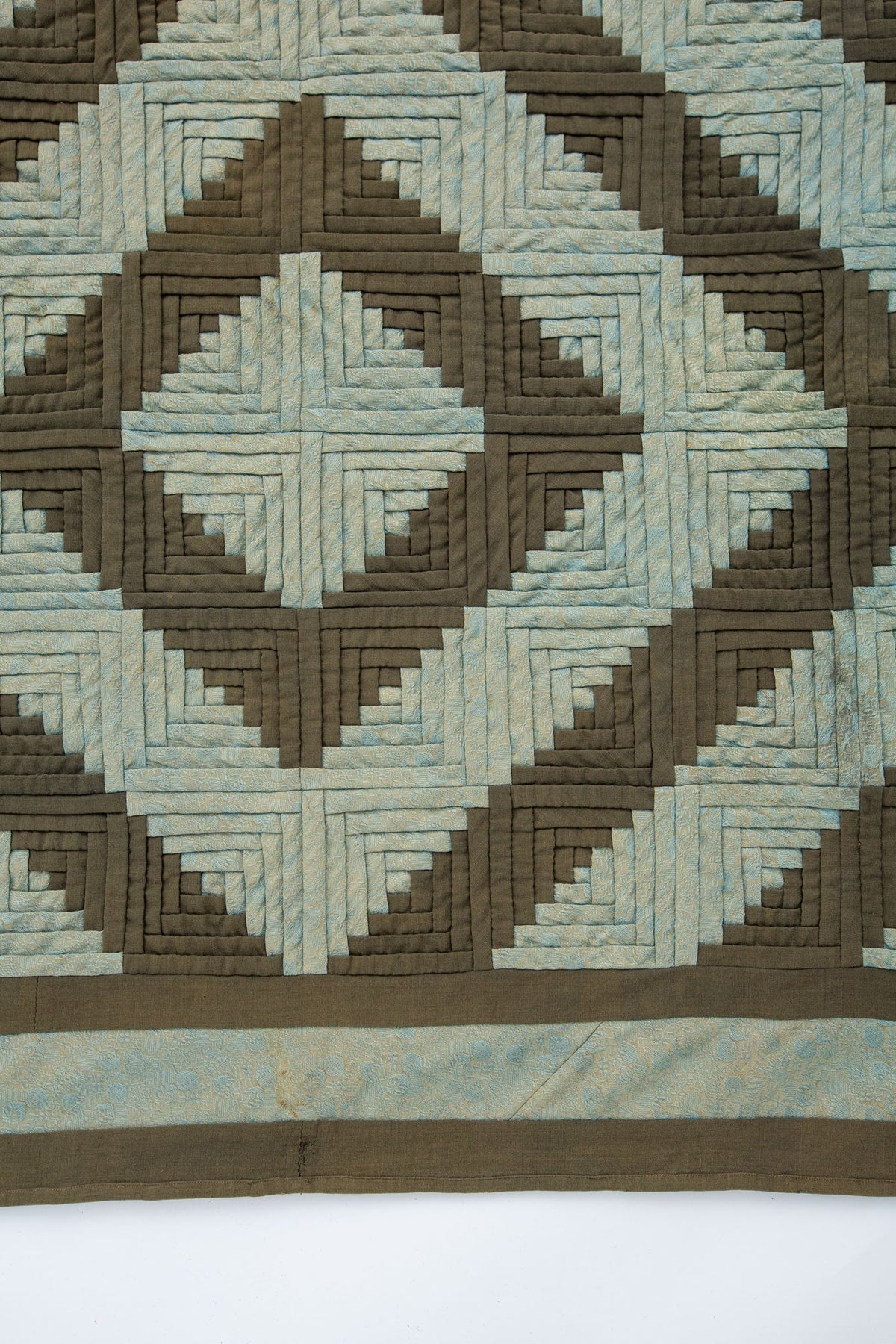 Antique Log Cabin Crib Quilt