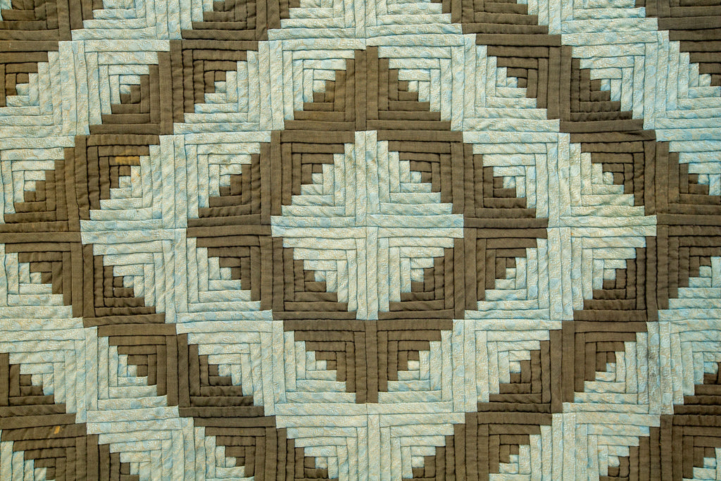 Antique Log Cabin Crib Quilt