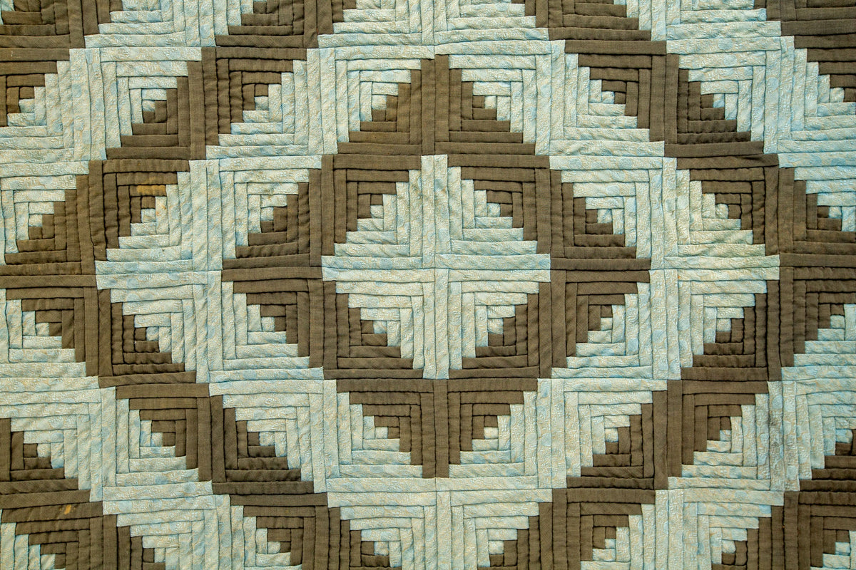 Antique Log Cabin Crib Quilt