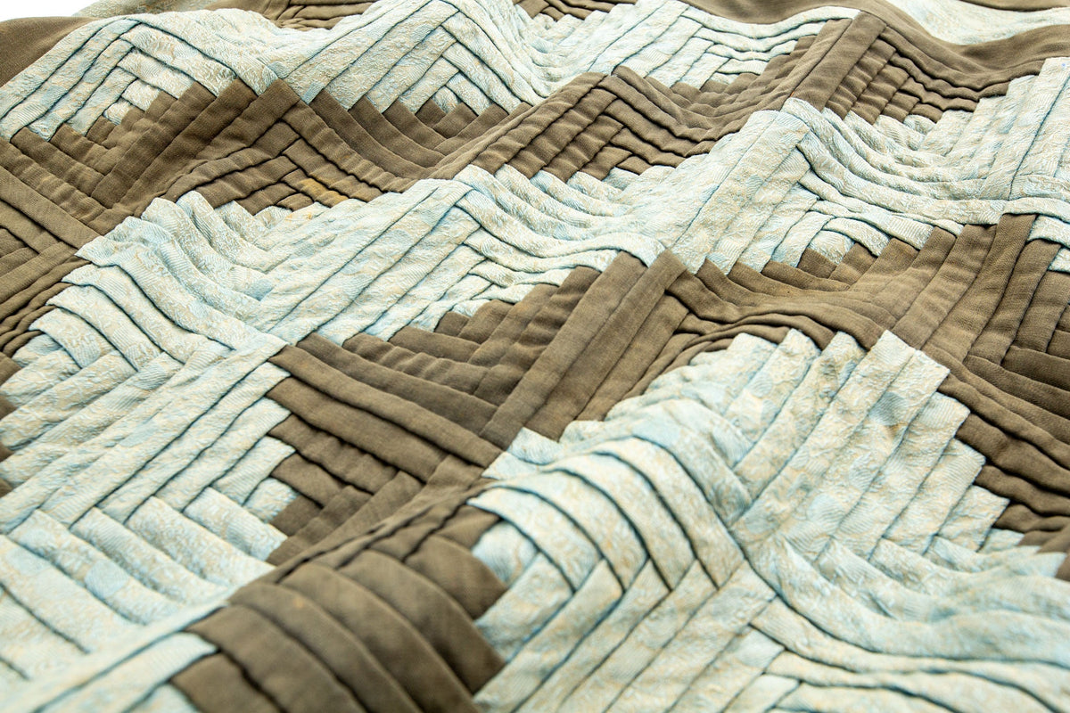 Antique Log Cabin Crib Quilt