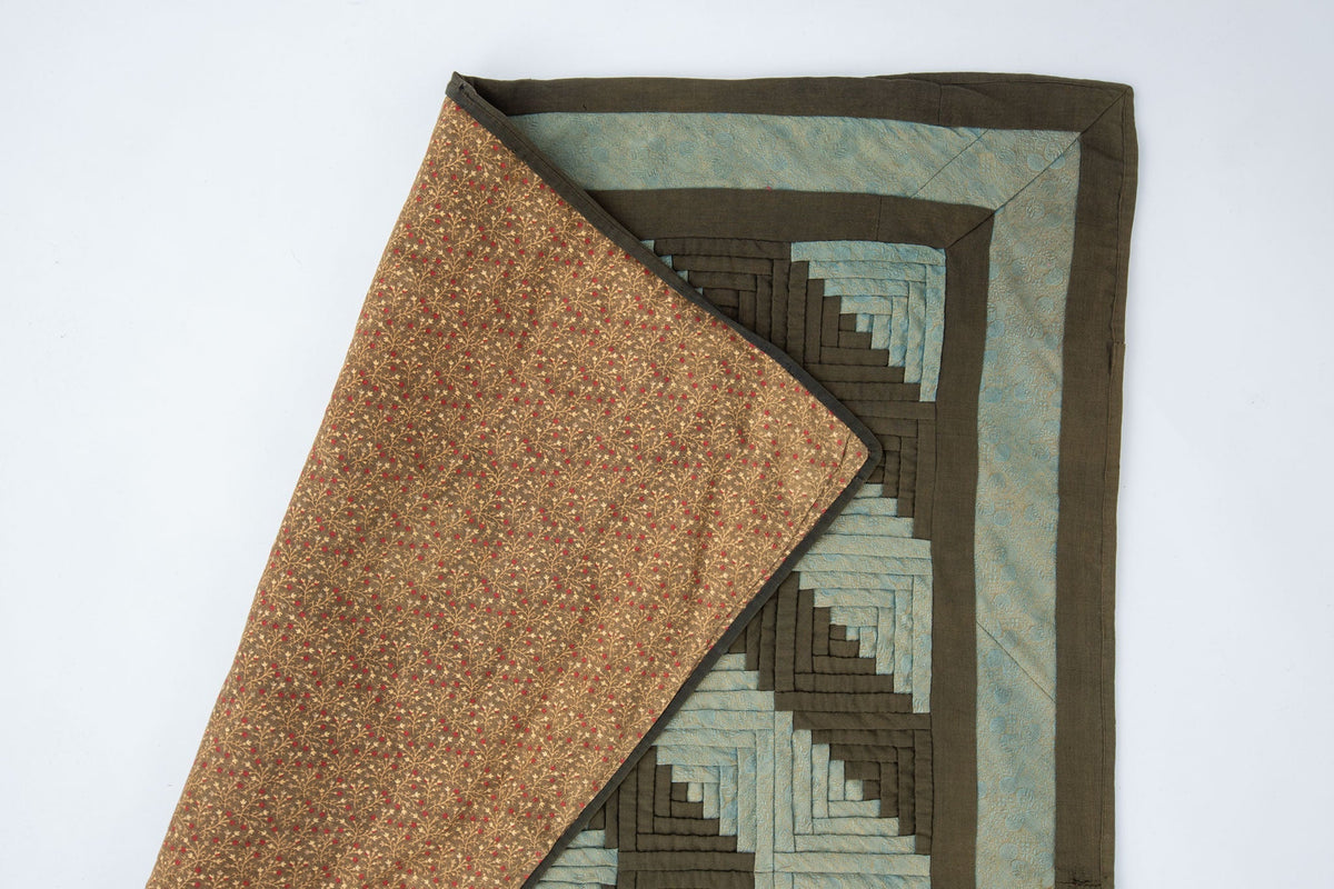 Antique Log Cabin Crib Quilt