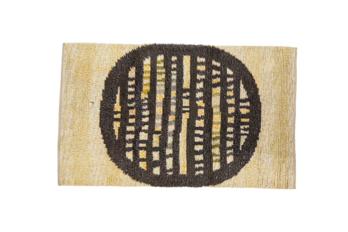 Vintage Scandinavian Rya Rug